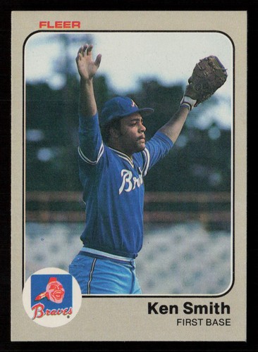 Carta baseball ken smith 1983 - carta,