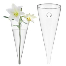 Vaso circolare in vetro da