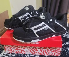 DVS Comanche Scarpe da Ginnastica Skate Nero e Bianco Uomo UK 12