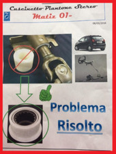 MODIFICA BOCCOLA PIANTONE STERZO CON CUSCINETTO MATIZ DAEWOO CHEVROLET NOVITA'