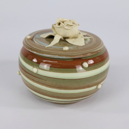 Scatola con coperchio ceramica