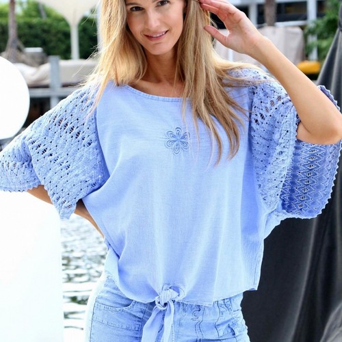 Top oversize cotone garza