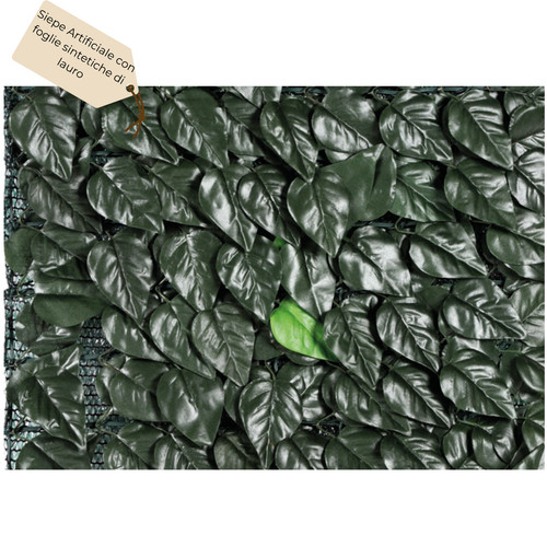 Siepe artificiale finta - siepe, foglie