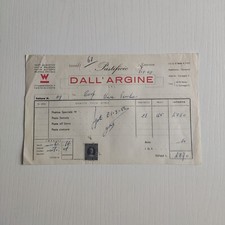 1952 F.lli Muzio Articoli Cartoleria Milano Fattura 