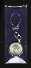 PORTACHIAVI ARGENTATO CON CUSTODIA  CON 500 LIRE D'ARGENTO CARAVELLE