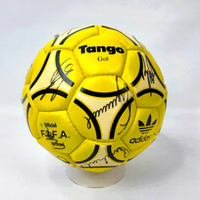 adidas calcio tango gol 1988 firmato nazionale tedesca matchball