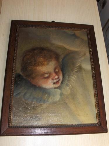 Quadro antico putto cherubino - quadro, putto-