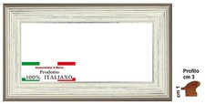 Cornice in legno bianca