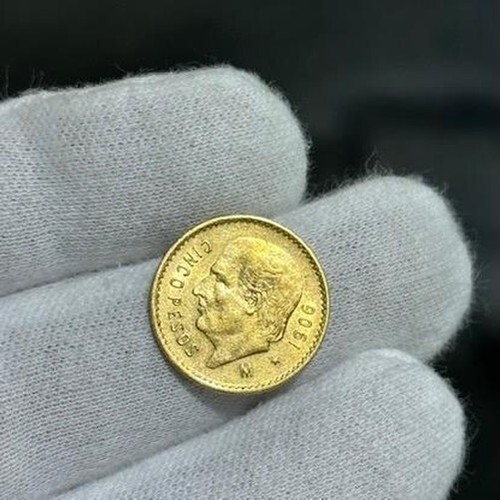 1906 cinco pesos - cinco, solido
