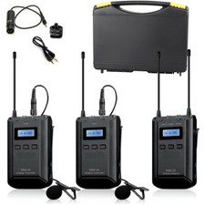 Microfono lavalier wireless Pro HM170UA W2LM DC 2 per JVC HM170 HM170U HM150U HM150