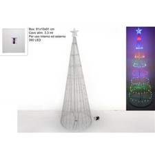 Albero di natale luminoso con
