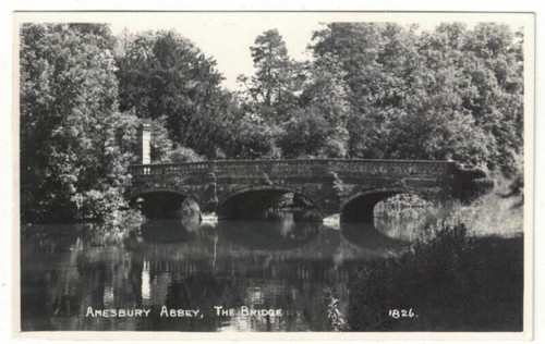 Real photo postcard amesbury - photo,