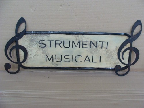 Insegna strumenti musicali - strumenti,