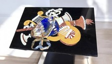 Piano Incrustato In Marmo