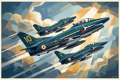 Frecce tricolori g91 stampa - g91,