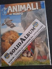 SET COMPLETO ALBUM + FIGURINE ANIMALI NEL MONDO - FOL.BO