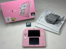 Console Nintendo 2DS Pink + White Rosa Completa di Box originale + Mario e Sonic