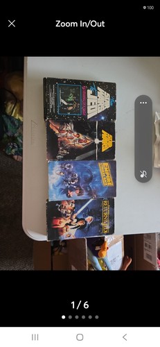 Star wars trilogy - vhs, box
