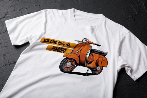 Shirt maglia piaggio vespa - t-shirt,