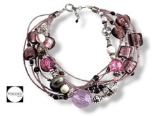 collana Girocollo in  vetro