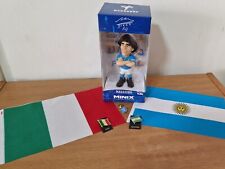 Lotto action figura MINIX  MARADONA D10S maglia shirt NAPOLI + 3  pin + 2 flag
