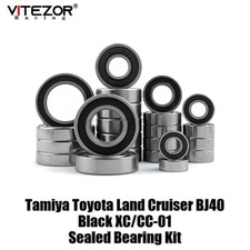 Per Tamiya Toyota Land Cruiser BJ40 Nero XC/CC-01 Kit Cuscinetti Sigillati