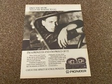 RSBK1 ADVERT 12X10 THE PIONEER CDX-P1 CAR COMPACT DISC PLAYER