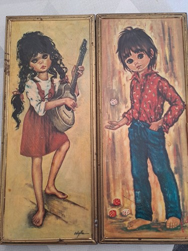 Vintage wooden pictures - vintage,