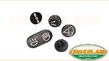 Set etichette interruttore simboli strumentazione cruscotto Land Rover serie 3