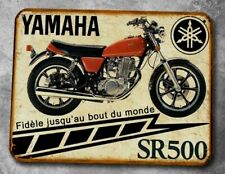 plaque metal vintage Yamaha