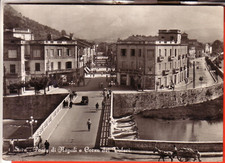 CARTOLINA  SORA   B/N VIAGGIATA  1954 PONTE NAPOLI E  CORSO OCCASIONE