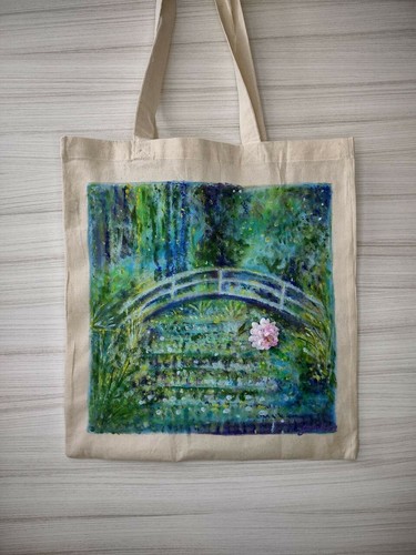Shopping bag ninfee di - "ninfee,