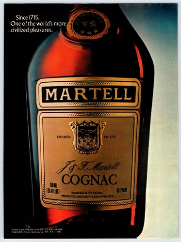 Pubblicità rivista martell - pubblicità,