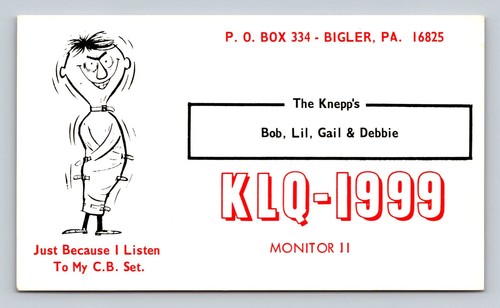Qsl qso klq 1999 - klq-1999, bigler,