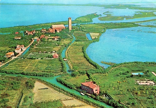 Torcello venezia veduta aerea - venezia,
