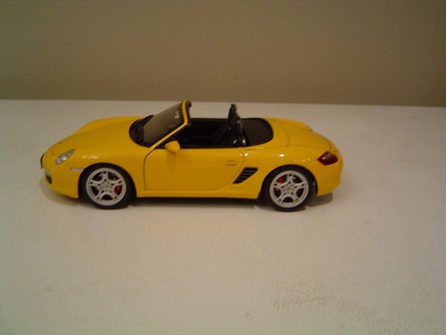 Porsche 987 boxster yellow - porsche,