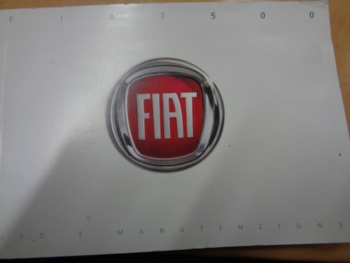 Libretto istruzioni fiat 500 - libretto,