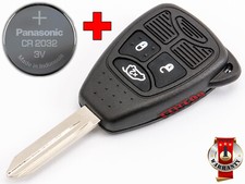 CHIAVE PER CHRYSLER SEBRING PT  DODGE JEEP GRAND CHEROKEE + BATTERIA CR2032