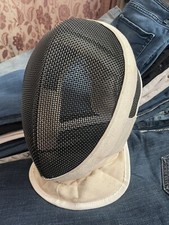 Fencing Mask Mesh Black Beige