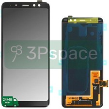 Display LCD Originale Samsung Service Pack A8 2018 SM-A530F Senza frame Black