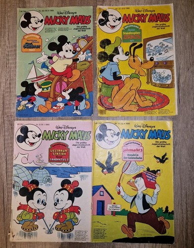 Fumetto topolino anno 1980 - 4x,