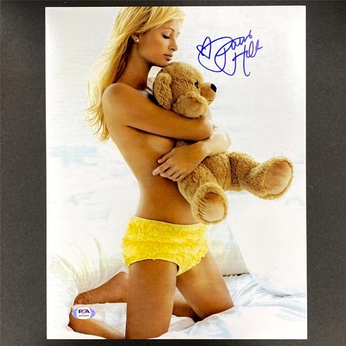 Paris hilton autografo firmato - hilton,