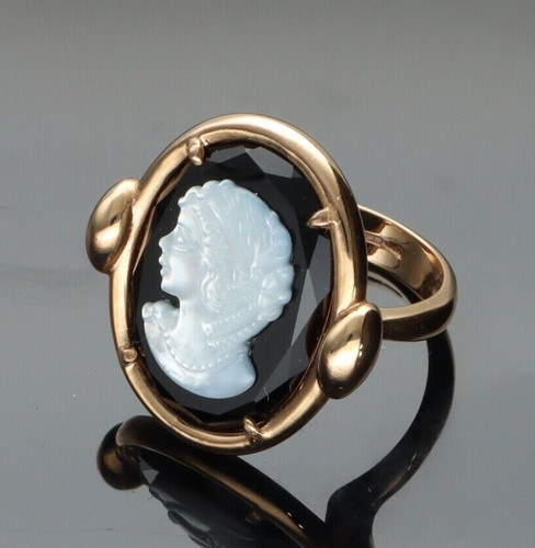 Anello cameo oro 750 - cameo,