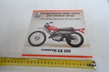 Brochure volantino moto Cagiva SX 250