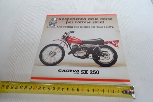 Brochure volantino moto cagiva - moto,