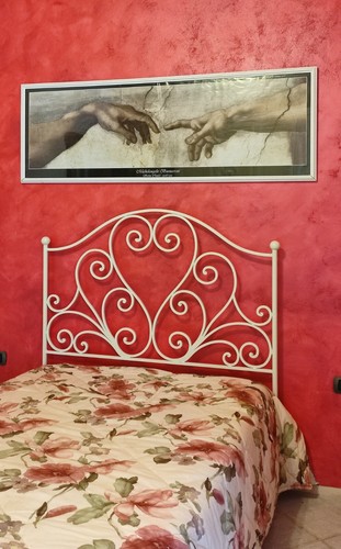 Letto ferro battuto - in,