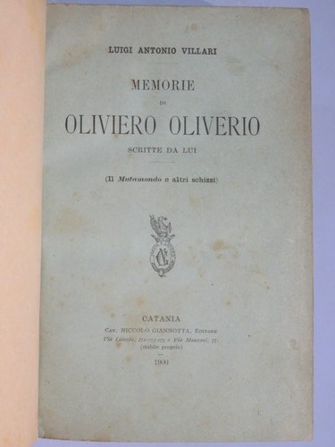 Memorie oliviero oliverio - memorie,
