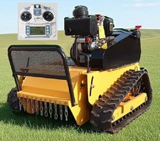 TRINCIA TAGLIO 550mm MOTORE 224cc 10hp BENZINA - CINGOLATO TELECOMANDATO