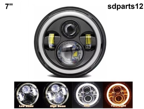 Faro led 12v 24v rotondo - led,