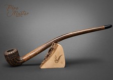 Mr. Brog WOODEN TOBACCO SMOKING PIPE Lotr Gandalf Hobbit 150 CHURCHWARDEN 14" R2